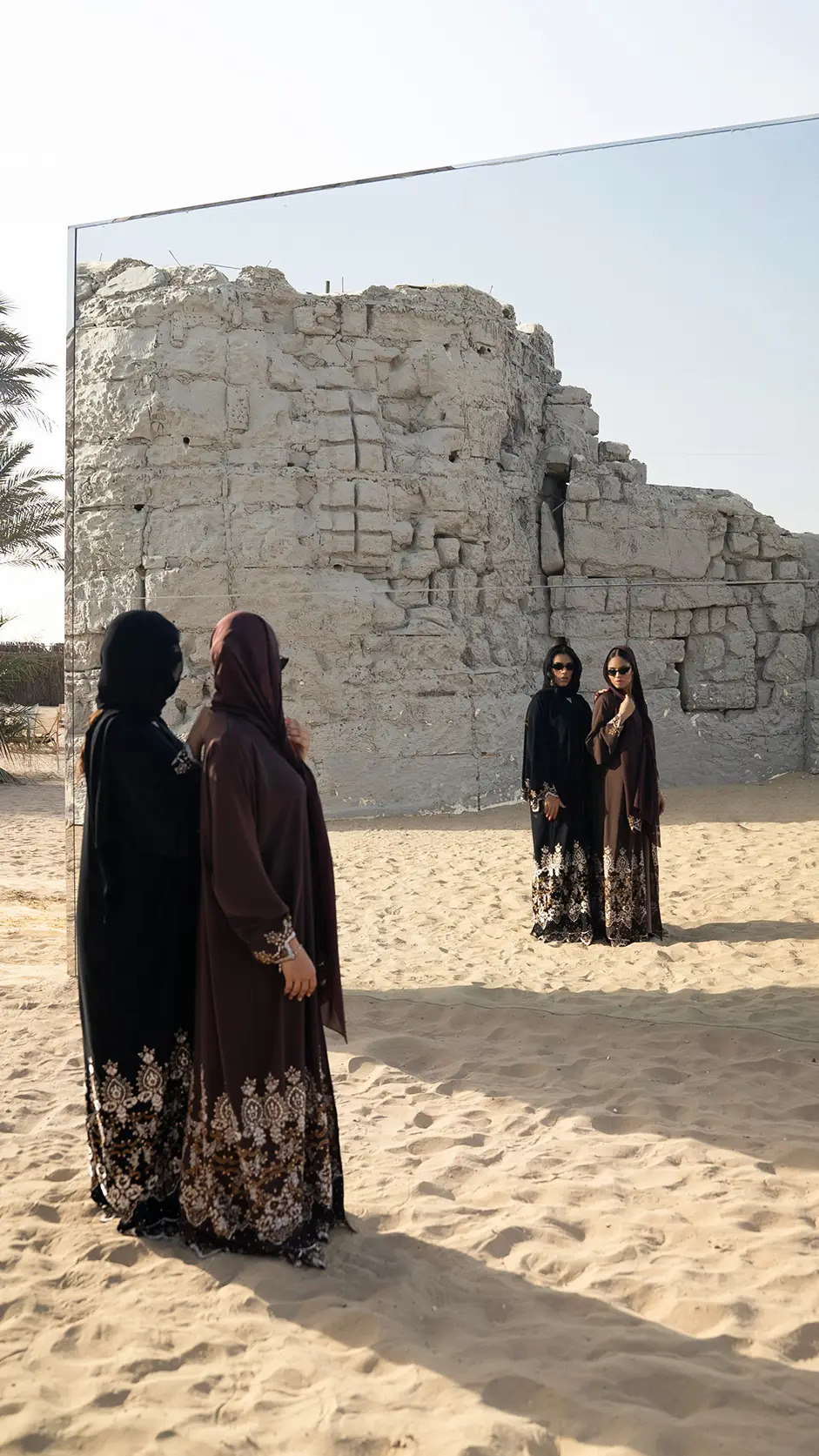 Computer Machine Embroidery Nida Abaya with Stones