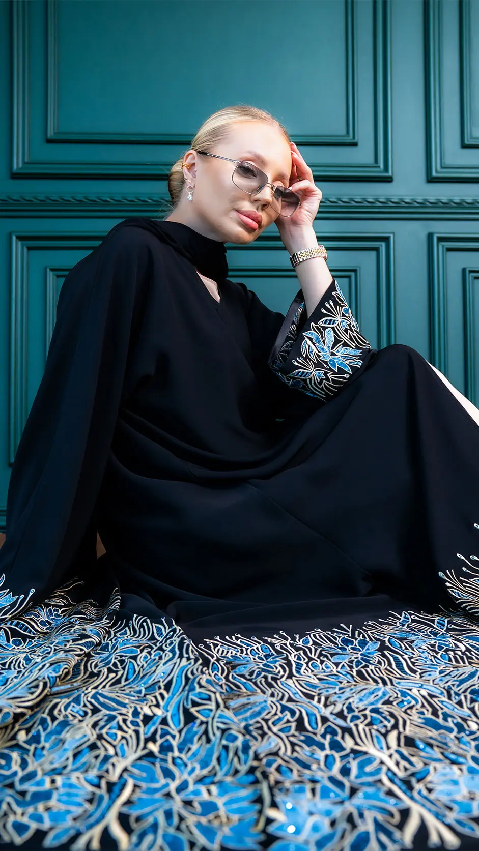 Computer Machine Embroidery Nida Abaya