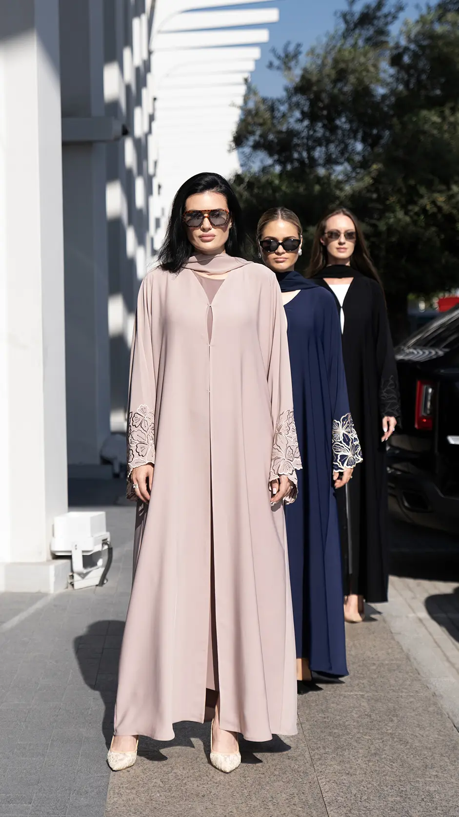 Embroidered Sleeve Abaya