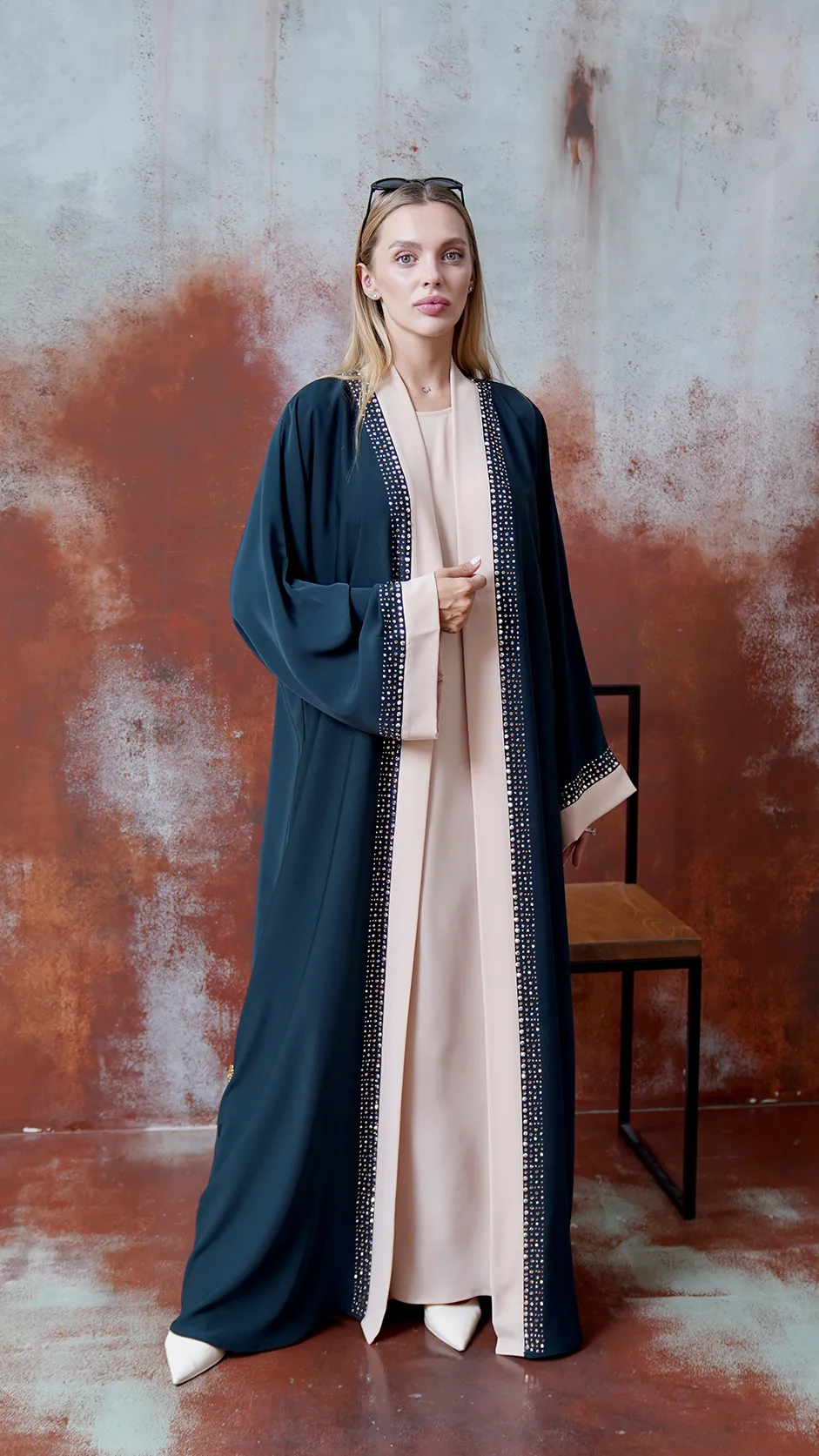 Nida Open Stone Abaya