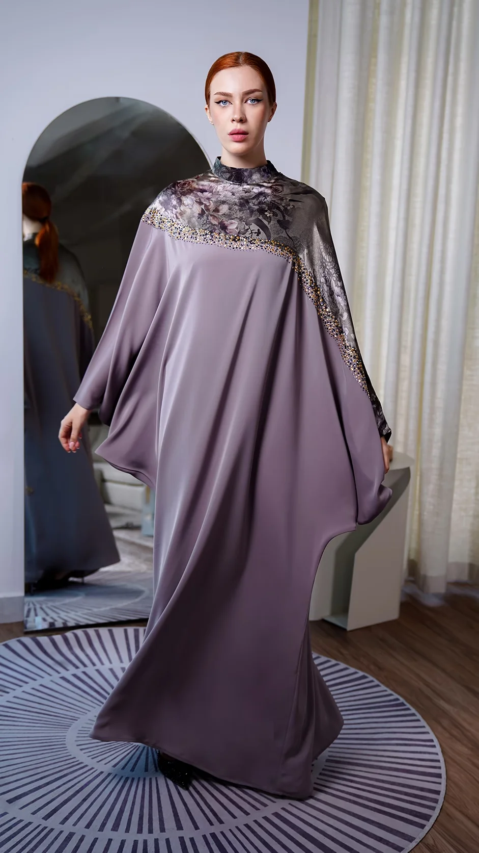 Premium Butterfly Abaya with Stones