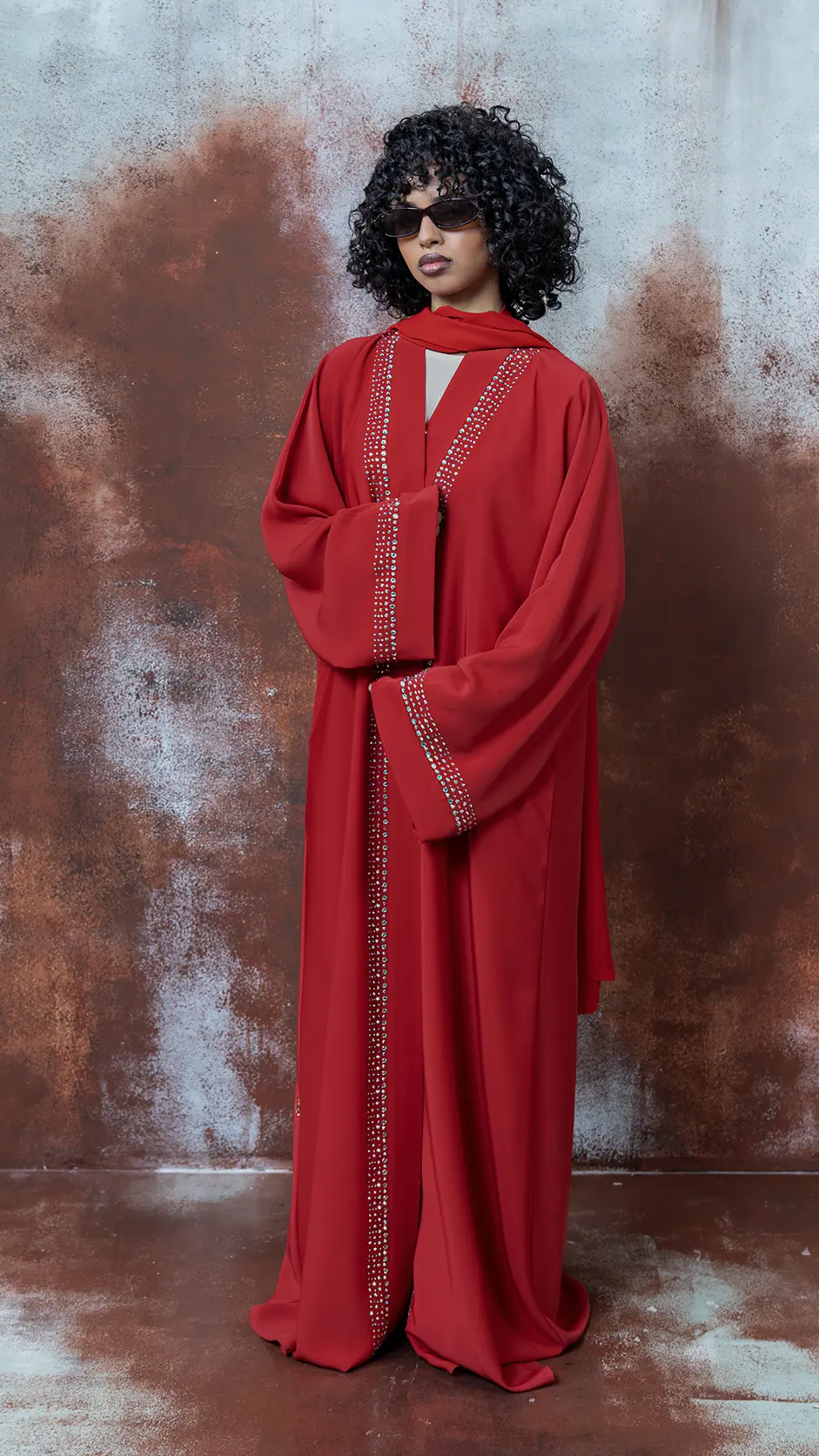 Nida Open Stone Abaya Nida Open Stone Abaya