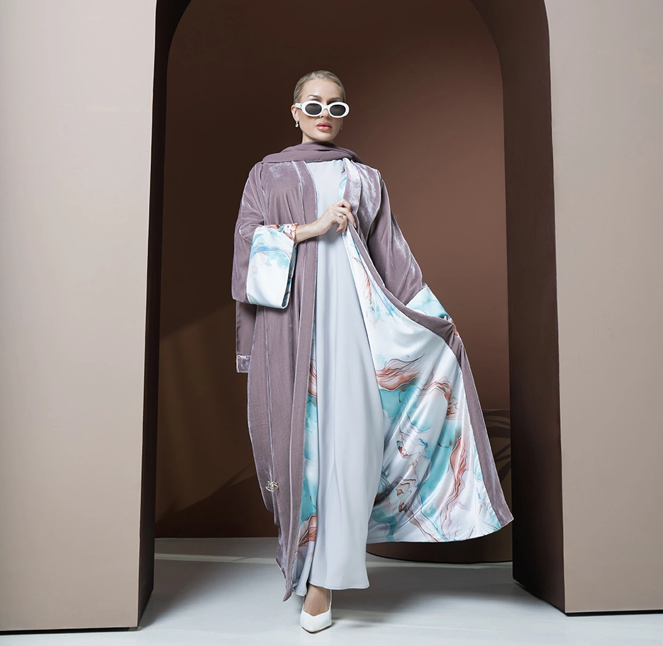 تسوقي فستان العباية المفتوحة من متجر حبايب في دبي