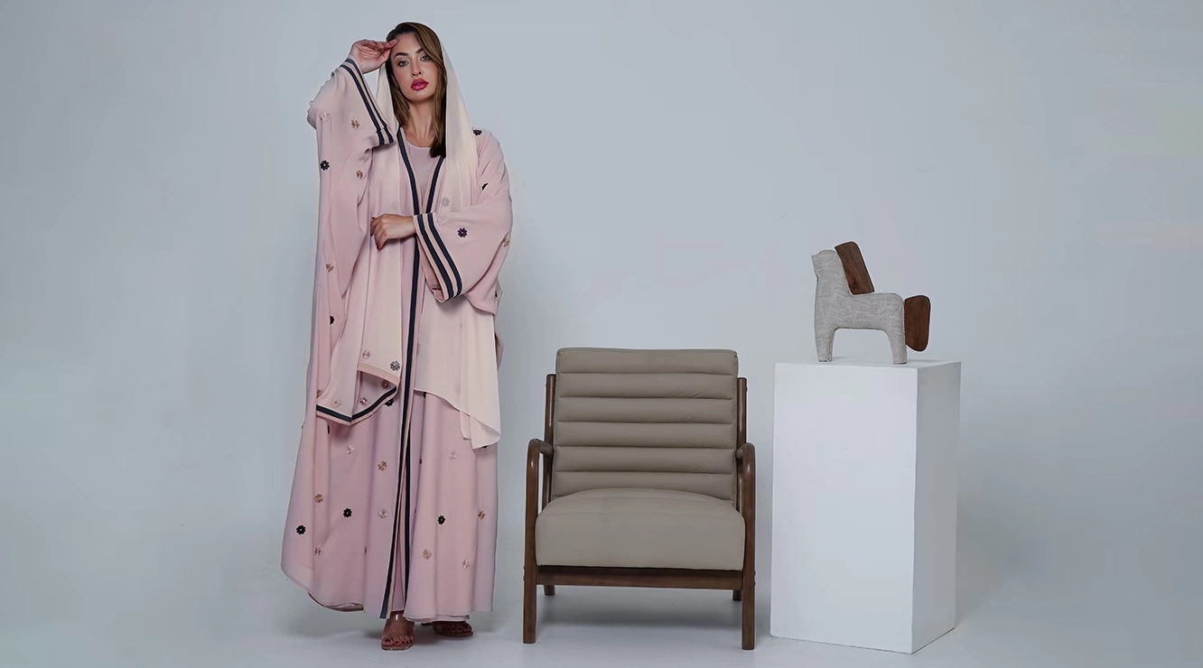 embroidered luxury abaya