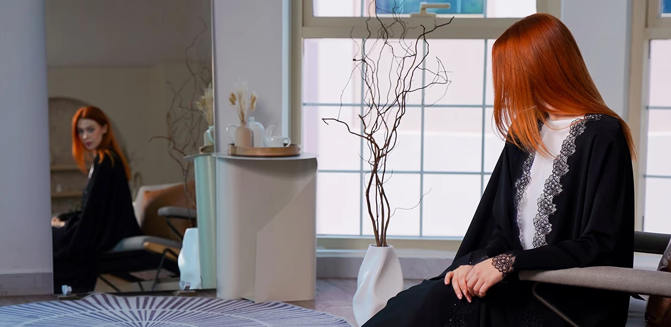 How to style a black abaya