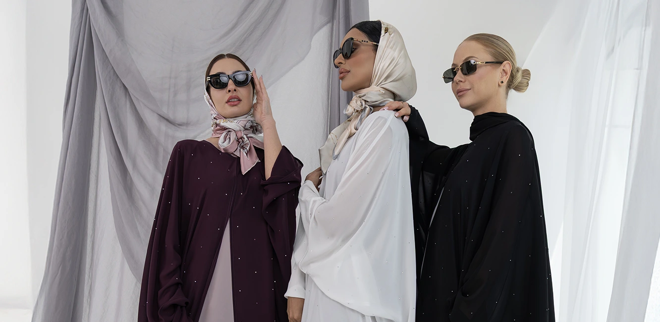 Abayas with kimono-cut styles