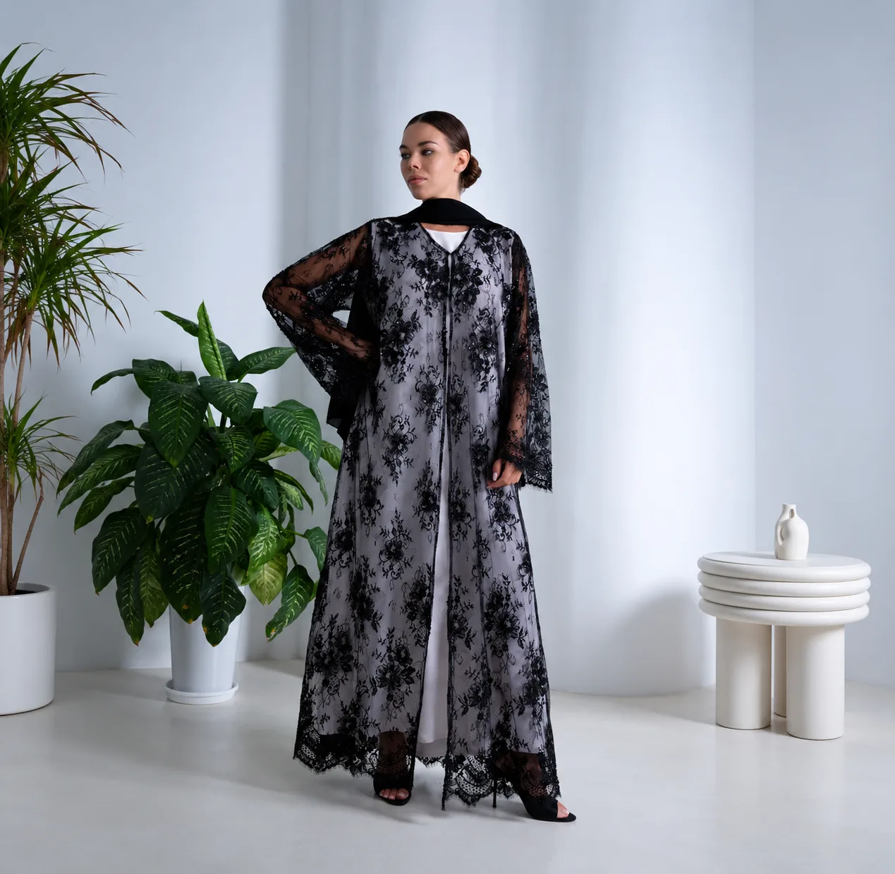Shop Open Abaya Dress at Habayeb Dubai Store